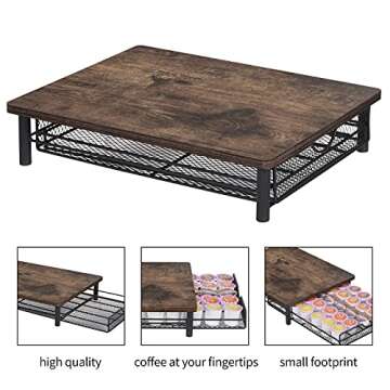 Elegant Giikin Coffee Pod Drawer Holder for K-cups