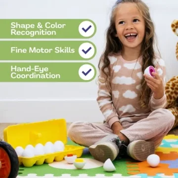 Discover Educational Fun with PREXTEX Matching Eggs