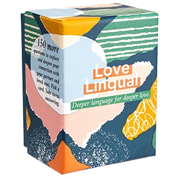FLUYTCO Love Lingual Intimacy Deck Cards - Engaging Couple Card Game for Deep Connections
