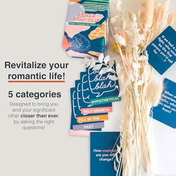 FLUYTCO Love Lingual Intimacy Deck Cards for Couples