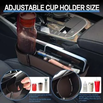 Upgrade Your Drive with XR MARKET's Gap Filler Organizer