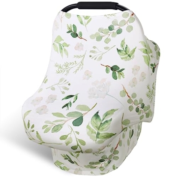 Soft Multi-Use Baby Car Seat Cover & Nursing Scarf