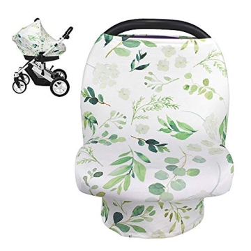 Soft Multi-Use Baby Car Seat Cover & Nursing Scarf