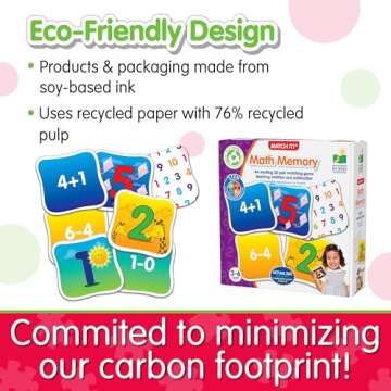 The Learning Journey: Match It! Memory - Mathematics - STEM Addition and Subtraction Game Helps to Teach Early Math Facts 30 Matching Pairs