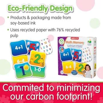 The Learning Journey: Match It! Memory - Mathematics - STEM Addition and Subtraction Game Helps to Teach Early Math Facts 30 Matching Pairs