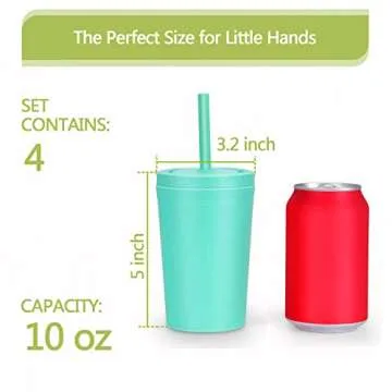 Eco-Friendly Homestockplus Wheat Straw Drinking Cups