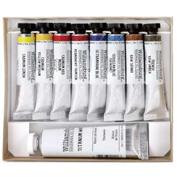Williamsburg Artist Oil Colors by GOLDEN, Traditional 11ml Set