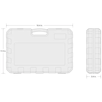 TEKTON 91-Piece Complete Bit Socket Set for All Projects