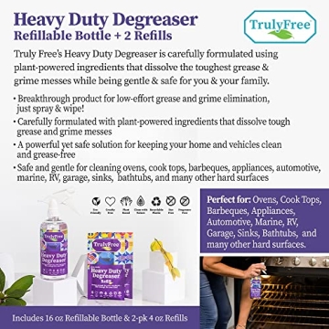 Truly Free Kitchen Cleaning Supplies Bundle - Natural & Organic