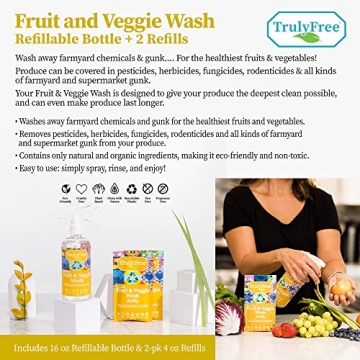 Truly Free Kitchen Cleaning Supplies Bundle - Natural & Organic