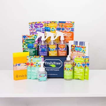 Truly Free Kitchen Cleaning Supplies Bundle - Natural & Organic