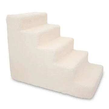 Best Pet Supplies Dog Stairs for Small Dogs & Cats, Foam Pet Steps Portable Ramp for Couch Sofa and ...