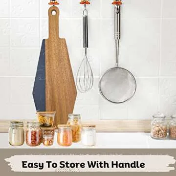 CASKKA Marble and Acacia Wood Coffin Charcuterie Board - Coffin Shaped Charcuterie Board - Coffin Tray - Coffin Serving Tray - Halloween Charcuterie Board - Charcuterie Boards with Handle