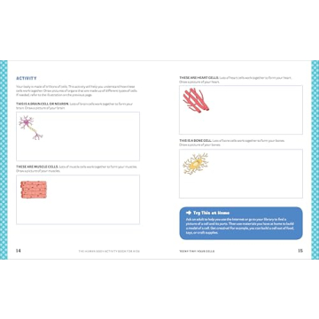 Human Body Activity Book for Kids - Fun Learning for Ages 6-8