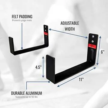 StoreYourBoard Yoga Mat Storage Rack for All Gear