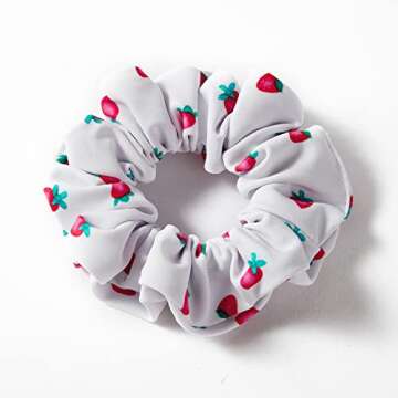 MOSHENGQI Women Sexy Brazilian Bikini 2 Piece Spaghetti Strap Top Thong Swimsuit Bathing Suit(S,Strawberry Print)