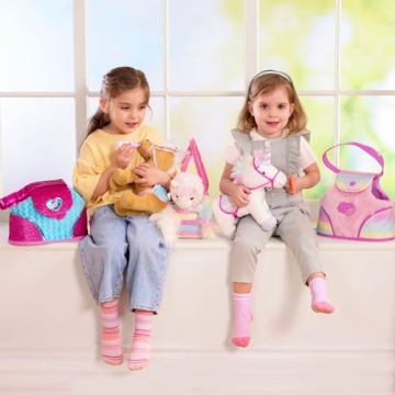 Pucci Pups 10 Inch Plush Horse Set with Pony Bag