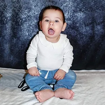 Pureborn Baby Bodysuit Cotton Peter Pan Collar 18-24m