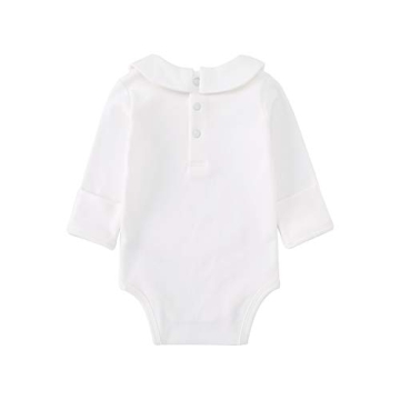 Pureborn Baby Bodysuit Cotton Peter Pan Collar 18-24m