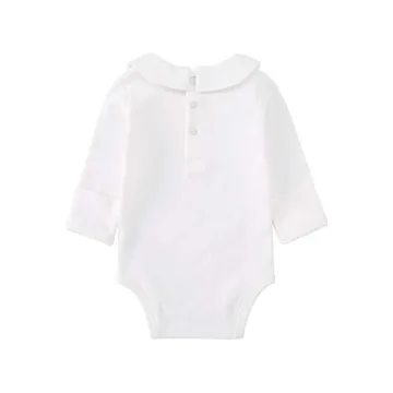 Pureborn Baby Bodysuit Cotton Peter Pan Collar 18-24m