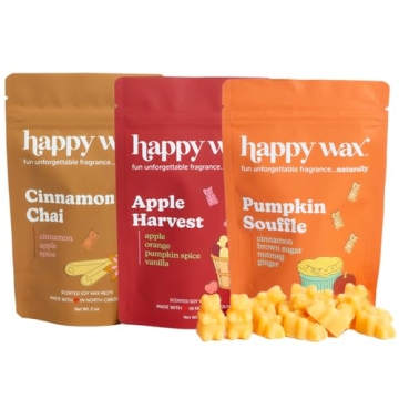 Happy Wax Savory Mix Premium Scented Natural Non Toxic Soy Wax Melts