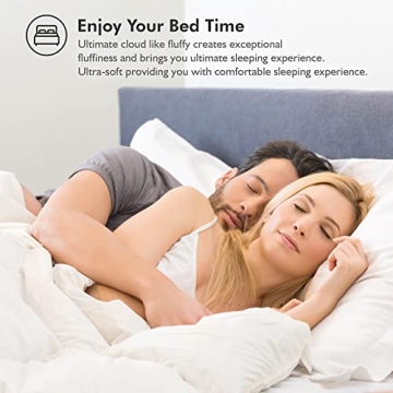 Luxurious Goose Down Fiber Comforter for All Seasons