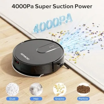 ROPVACNIC Robot Vacuum and Mop Combo with Smart Features