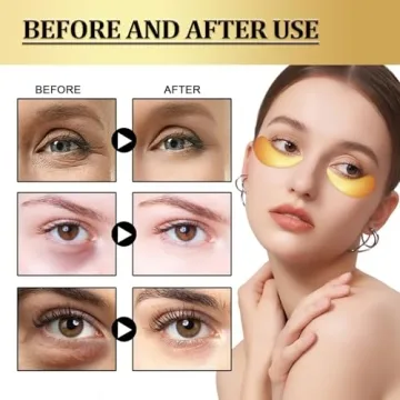 Hunqia 24K Eye Mask - Anti-Aging Hydration Treatment