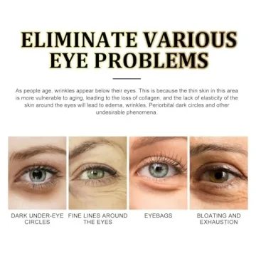 Hunqia 24K Eye Mask - Anti-Aging Hydration Treatment