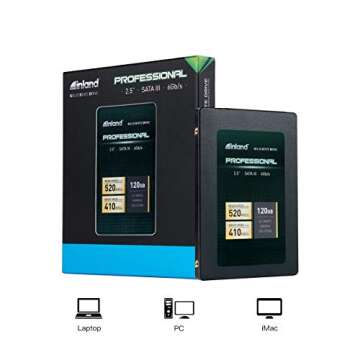 INLAND 120GB SSD 3D NAND SATA - High-Speed Storage Solution