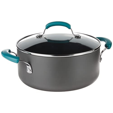Rachael Ray Nonstick 15-Piece Cookware Set in Agave Blue