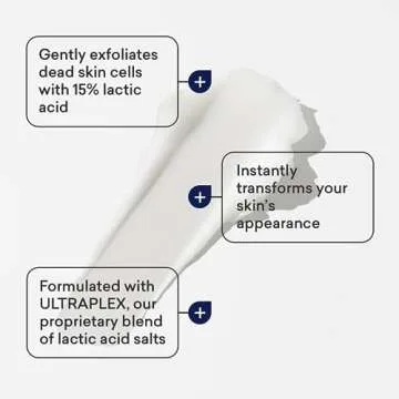 AmLactin Intensive Healing Body Cream, 12 oz Tub, 2-in-1 Exfoliator and Moisturizer for Dry Skin with 15% Lactic Acid and Ceramides for 24-Hour Moisturization