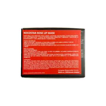 Plumping Rose & Collagen Lip Mask for Dry Lips, 20-Pack – Hydrate, Rejuvenate, & Nourish Lips – Hypoallergenic, Cruelty Free, & Paraben Free Lip Care Hydrogels with Natural Ingredients by KOCOSTAR