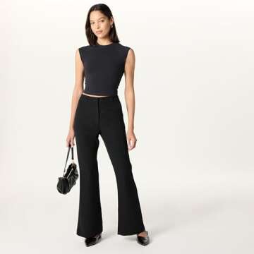The Drop Women’s Spencer Flare Pant - Elevate Your Basics
