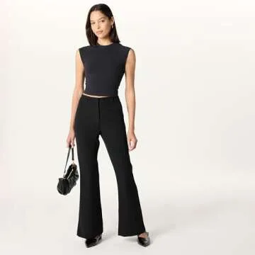 The Drop Women’s Spencer Flare Pant - Elevate Your Basics