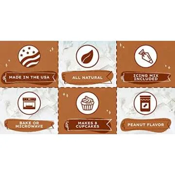 Puppy Cake Cake and Ice Cream All Natural Fluffy & Moist Dog Birthday Cake Kit in with Peanut Butter, Your Choice of Ice Cream Mix, Bone Silicone Pan and 24 Candles (Bacon) Made in USA…