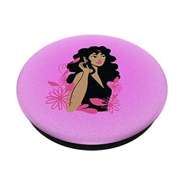 Virgo AF Pink Gradient Logo Variant PopSockets Swappable PopGrip