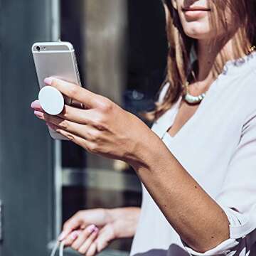 Virgo AF Pink Gradient Logo Variant PopSockets Swappable PopGrip