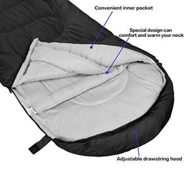 Versatile Waterproof Sleeping Bag for All Seasons Camping