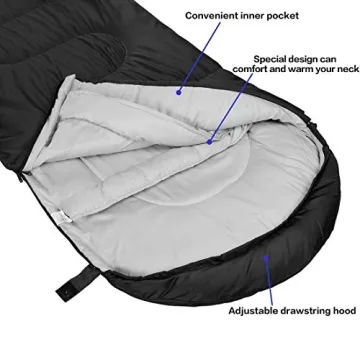 Versatile Waterproof Sleeping Bag for All Seasons Camping