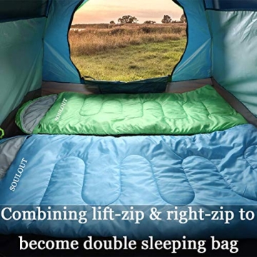 Versatile Waterproof Sleeping Bag for All Seasons Camping