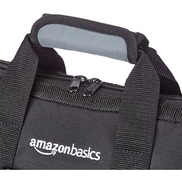 Durable Amazon Basics Tool Bag 12 Inch, Black & Gray