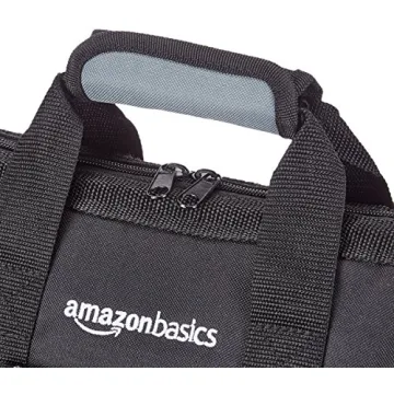 Durable Amazon Basics Tool Bag 12 Inch, Black & Gray