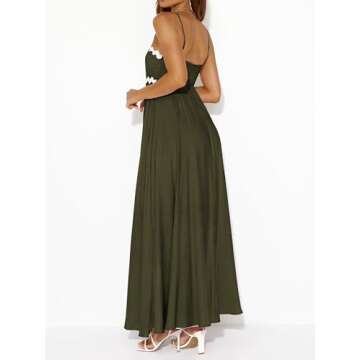 PRETTYGARDEN Women's Spaghetti Strap Maxi Dress for Summer