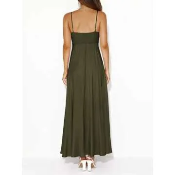 PRETTYGARDEN Women's Spaghetti Strap Maxi Dress for Summer