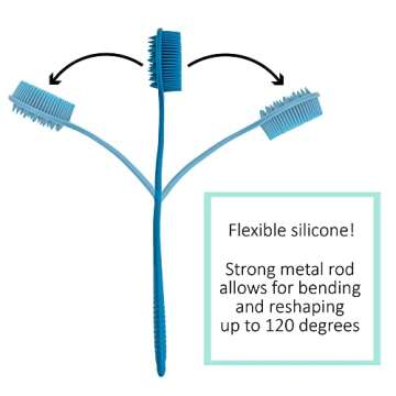EOT Wellness Flexible Silicone Body Brush for Shower and Scalp