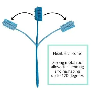 EOT Wellness Flexible Silicone Body Brush for Shower and Scalp