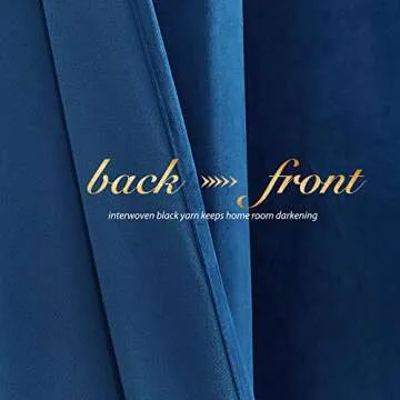 Luxury Blue Velvet Curtains for Home Decor