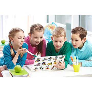 50pcs Vinyl Stickers Waterproof Disney Mickey Minnie Graffiti Decals for Water Bottles Cars Motorcycle Skateboard Portable Luggages Phone Ipad Laptops