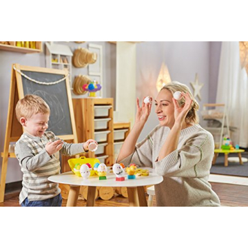 Toomies Hide Squeak Eggs Toddler Sensory Toy for Learning